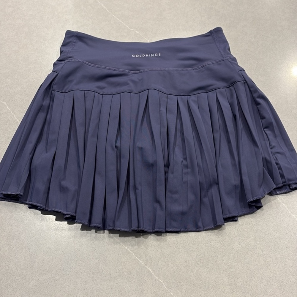 Goldhinge Navy Pleated Golf ⛳️ / Tennis 🎾 Skirt